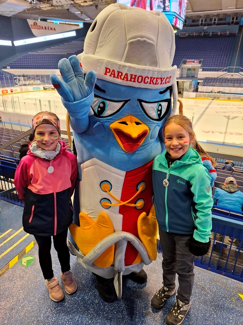 Třída 5.A na parahokeji