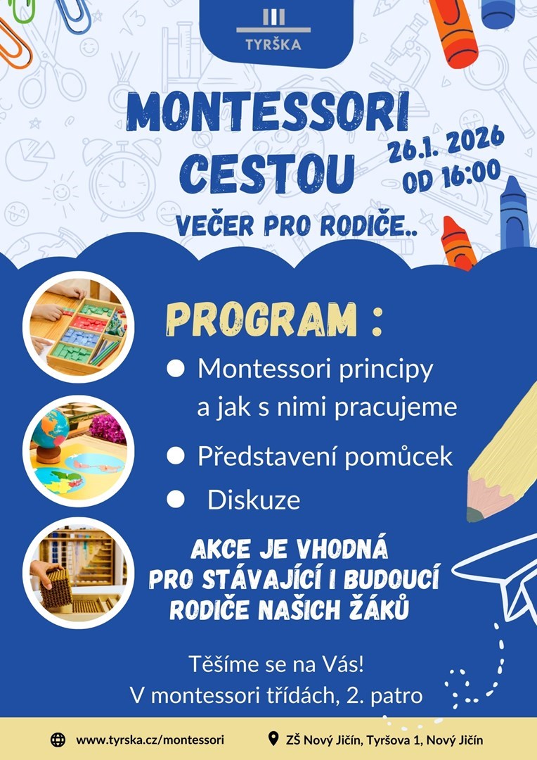 Montessori cestou - večer pro rodiče